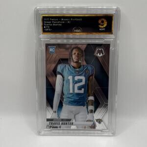 2025 Mosaic Travis Hunter Variation Rookie Card #279 - Jaguars Graded 9 Mint